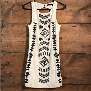 Ark & Co Aztec Sleeveless Mini Dress